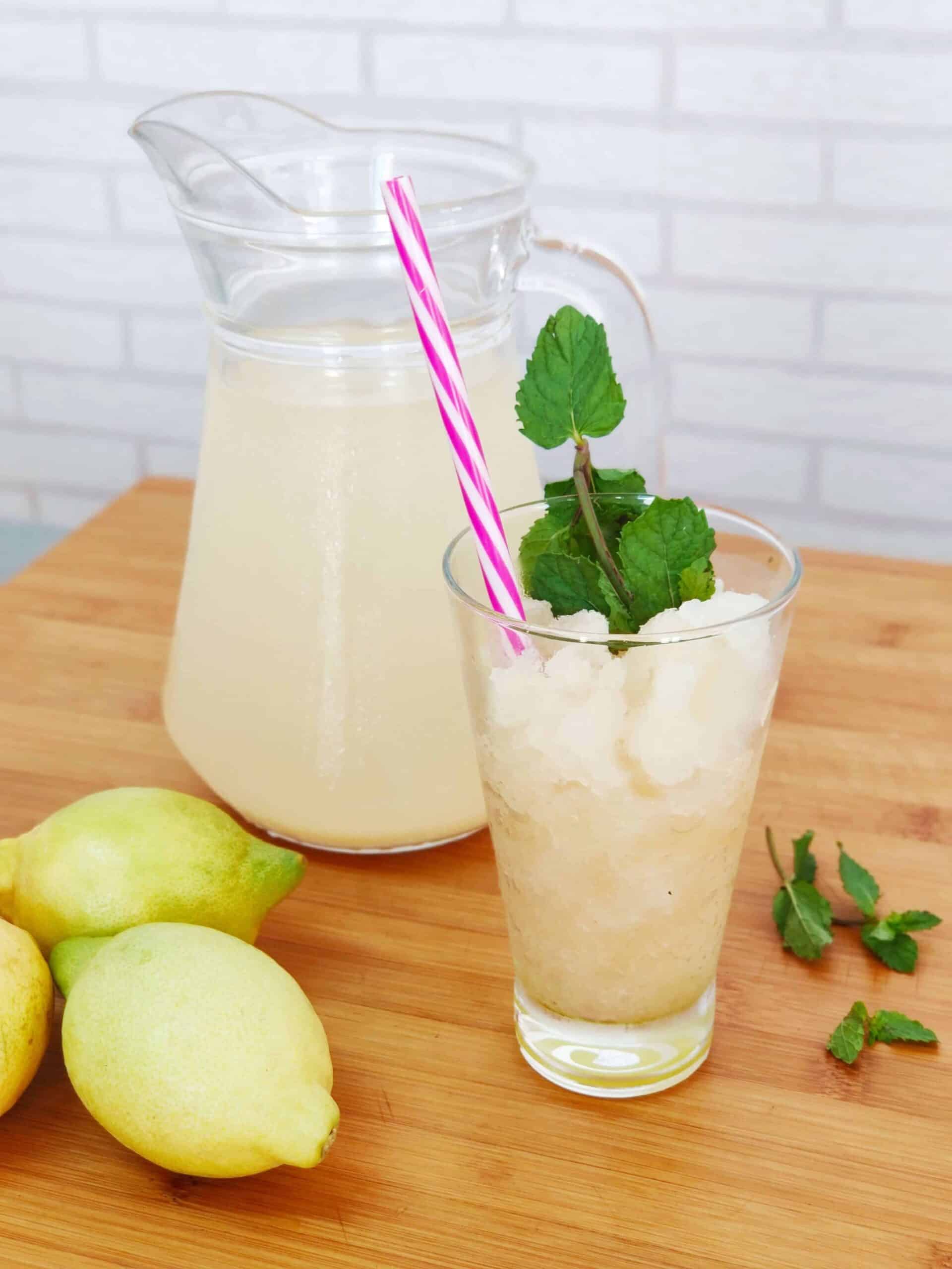 Granizado probiótico de kéfir