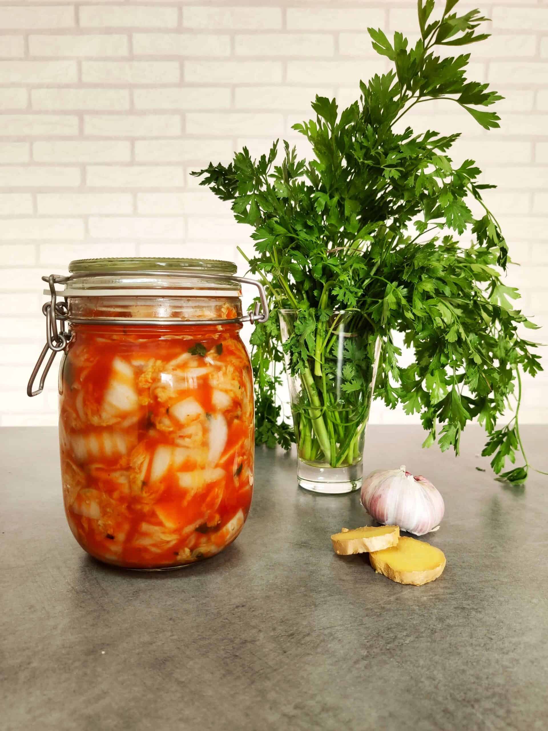 Kimchi casero estilo coreano