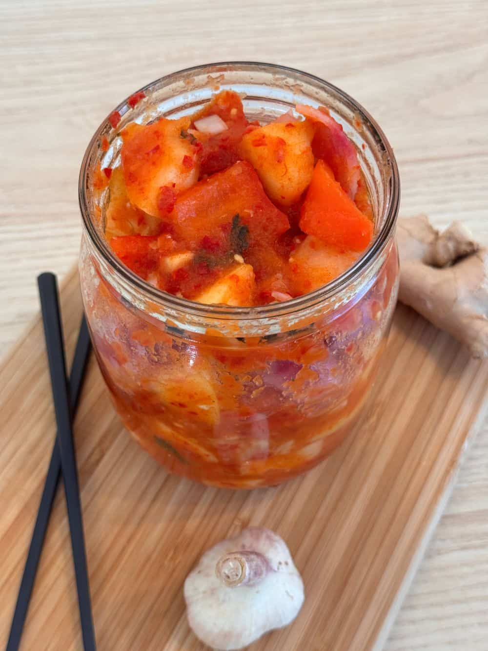 Kimchi de frutas