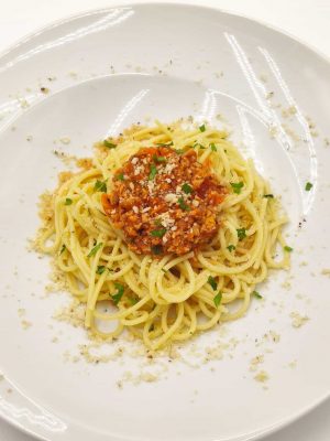 Spaguetti boloñesa